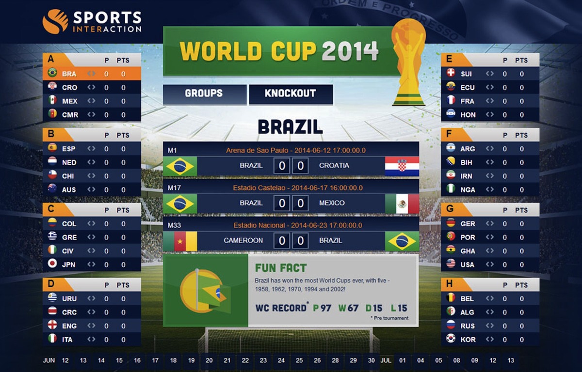 The Most Beautiful and Helpful World Cup Schedule You'll Find