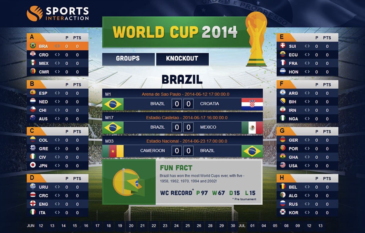 The Most Beautiful and Helpful World Cup Schedule You’ll Find | HallPass Media | Sports