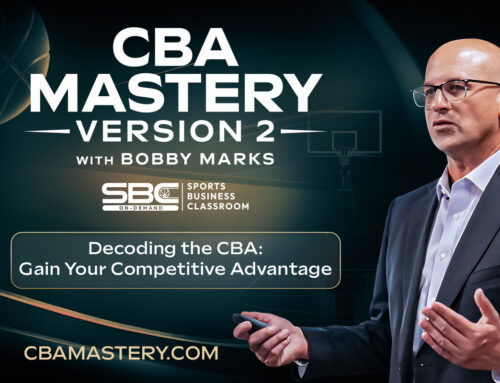 Sports Business Classroom Launches CBA Mastery Version 2 with NBA Front Office Insider Bobby Marks